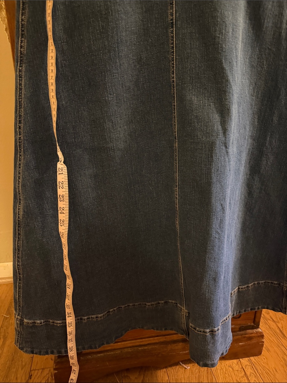 women’s denim skirt